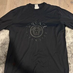 Versace Black Short Sleeve Shirt
